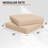 Outdoor 3'' Replacement Cushion Set Cushion With Retaining Clip-105495288-105495291
