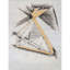 Hand Knotted Abstract Area Rug in Silver/Black/Beige-802590856