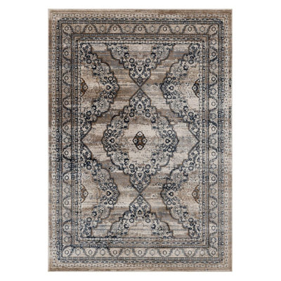 Luxe Weavers Woodbridge Collection Oriental Geometric Area Rug