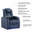 Causeuse inclinable rembourrée 58 po-1522422517