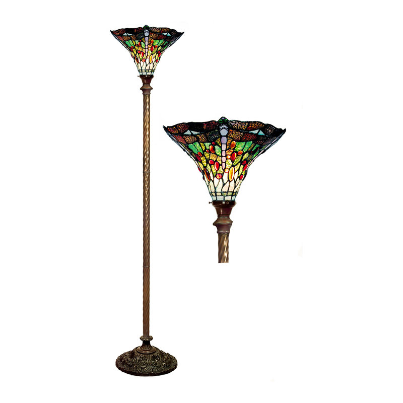 Ziemer 72'' Bronze Torchiere Floor Lamp