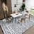 Machine Washable Folded Area Rug For Living Room Bedroom Modern Style Low-Pile Soft Rug For Dining Room Home Decor Traditional Carpet, Non Slip & Easy To Clean-1772969591