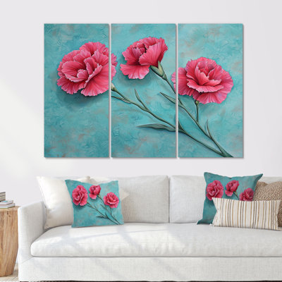 Ensemble d'ornements cyan Harmony Of Rose