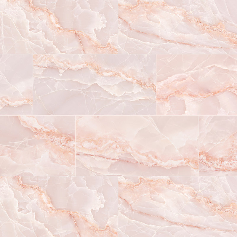 Eclipse 12X24 Onyx Porcelain Tile, Matte Pink