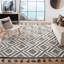 Tapis en laine touffeté à la main Alimatou-547945710