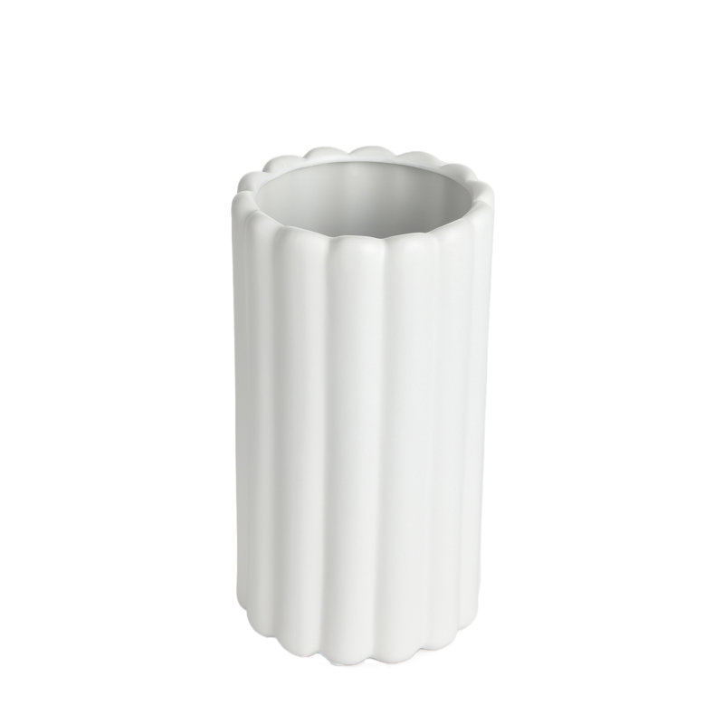 Nyjee Porcelain Table Vase, White