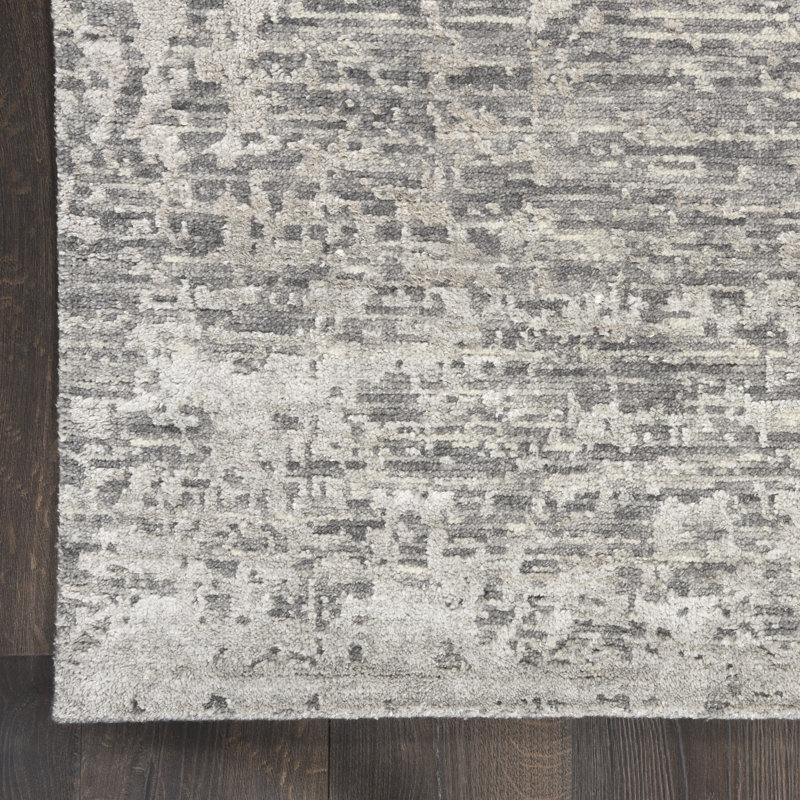 Abstract Hand Woven Area Rug, Rectangle 2' x 3'