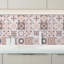 Carreau de mosaïque pelez et collez en PVC 35 po x 24 po-49652501