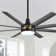 Jamii-Leigh 65/72/84 inch Large Indoor/Covered Outdoor Modern Ceiling Fan with Led Lights and Remote, 6-Speed, Reversible Quiet DC Motor, Timer, 8-ABS-Blade