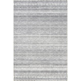 Kira SpinClean Machine Washable Tribal Geometric Area Rug