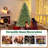White 7' Pre-Lit Pine Christmas Tree