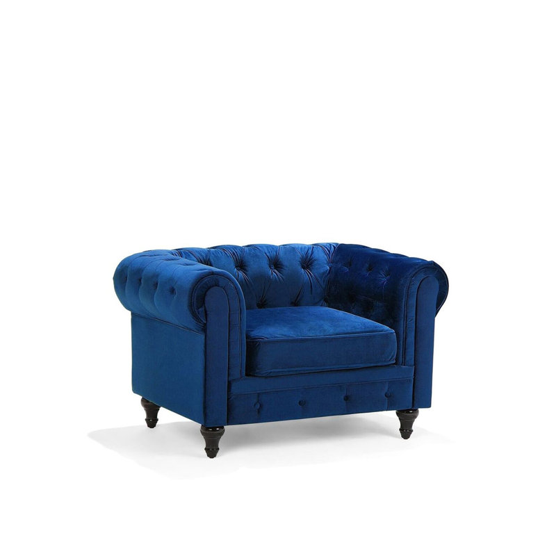 Chesterfield Chair, Blue