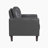  Kartir 33" Modern & Contemporary Armchair with Faux Leather Upholstery, Pocket Coils, Faux Wood Feet-178671832
