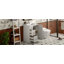 Meuble-lavabo moderne 24 po avec lavabo, petite armoire de lavabo avec 2 tiroirs et porte à fermeture douce, meuble-lavabo sous-comptoir avec tiroirs-118592841