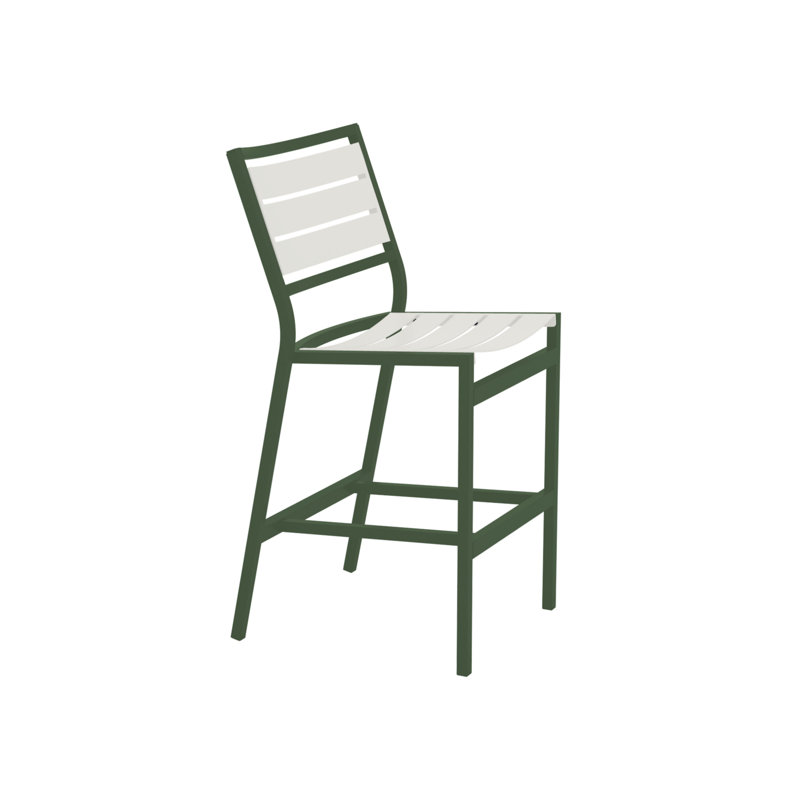 Tabouret de bar 28 po Cabana Club, Coquille, Moka