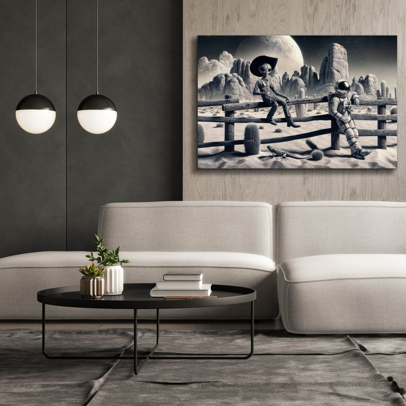 «Space Break» par Rey Klimt, art mural sur toile, H 40 po x l 60 po x P 1,5 po
