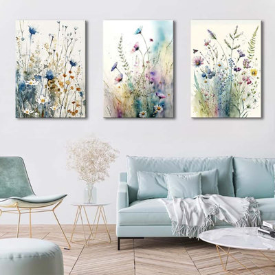 3 Piece Wrapped Canvas Print