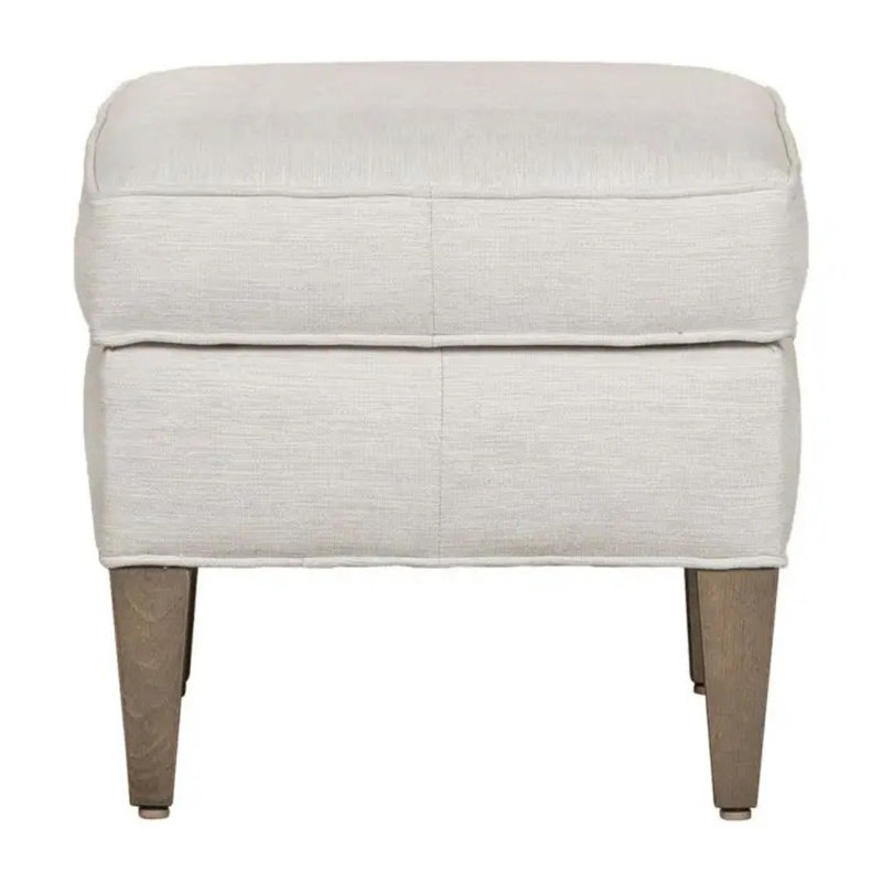 Repose-pieds Halsey 22,25 po Halsey, Noisette, 100% polyester albâtre 3157