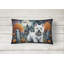Westie Spooky Halloween Fabric Decorative Pillow