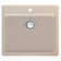 22.44'' L Drop-In Single Bowl Granite Kitchen Sink