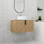 Meuble-lavabo flottant avec 2 portes à fermeture douce-315793107