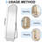 Full Length Aluminum Frame Arched Mirror-598795114