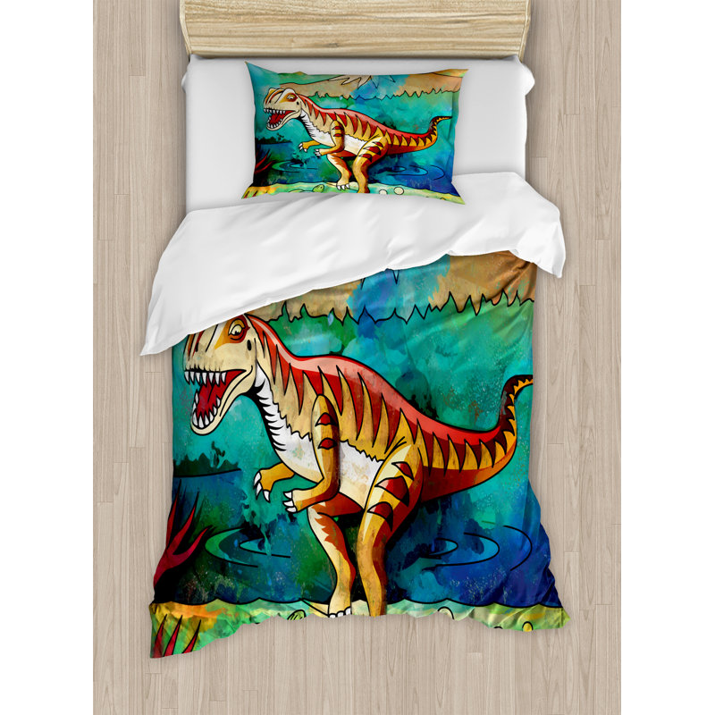 Ensemble de housse de couette dinosaur, Simple