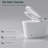 Advanced Smart Toilet With Built-In Bidet - Auto Open/Close Lid, Foot Sensor, Remote Control Available, White Modern Open/Close, Multiple Washing Modes, Night