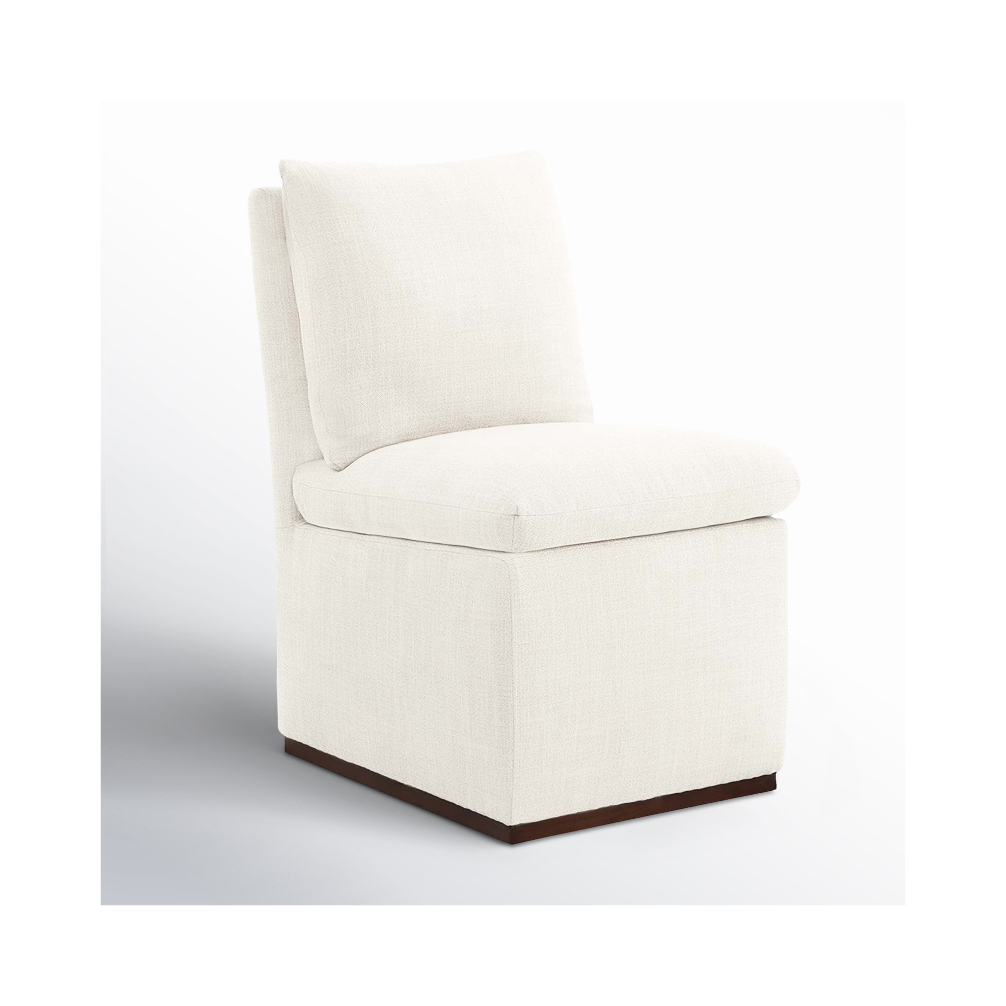 Bobbi Upholstered Dining Chair, Flannigan Cotton Performance Weave