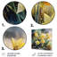 Golden Daffodils Elegance II sur impression métallique-1288492254