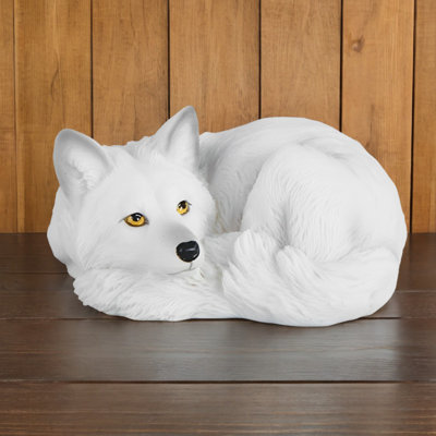 4.75"H Wolf Lying Down Figurine