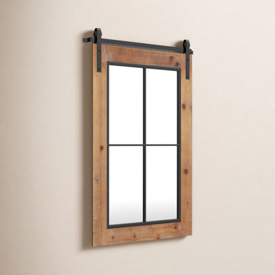 Enora Wood Rectangle Mirror