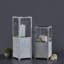 Petite lanterne grise antique en fer-120644838