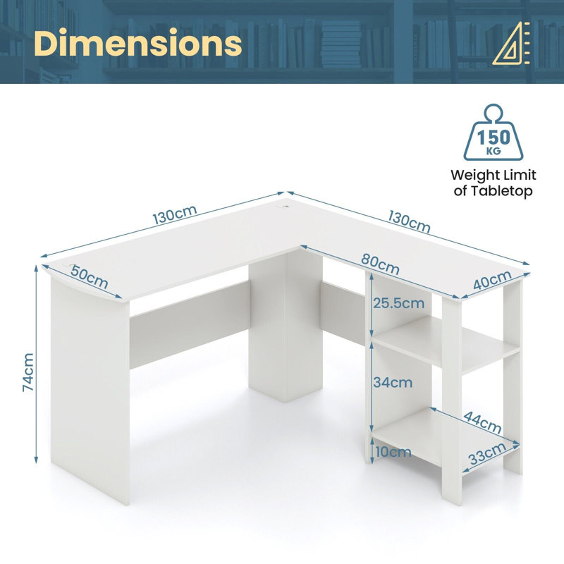 L-Shaped Computer Desk