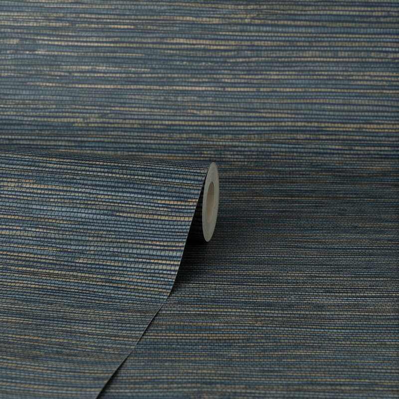 Papier peint neutre Aluta, Bleu marine