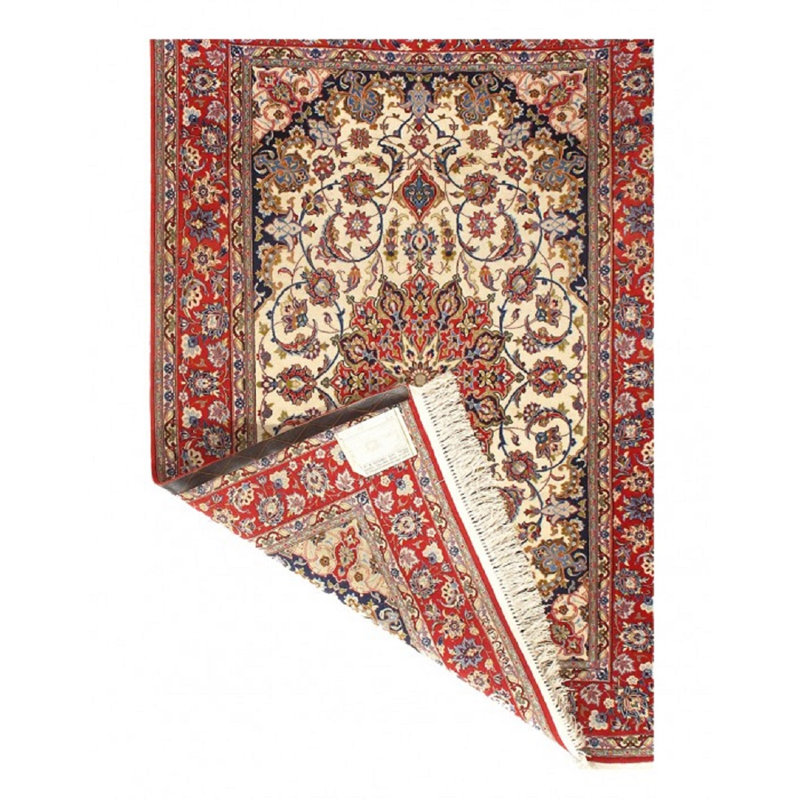 One-of-a-Kind Rectangle 3'8" X 5'3" Hand Knotted Area Rug