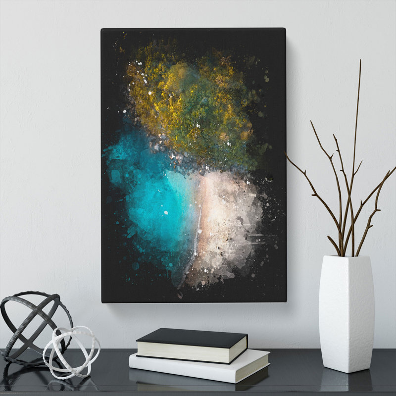 Forest Beach - Wrapped Canvas Print, 91cm H x 60cm W x 3cm D