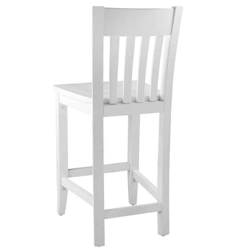 Henson Solid Wood Counter Stool, Walnut, Counter Stool (24" Seat Height)