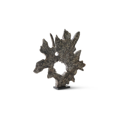 Sculpture en teck sur support