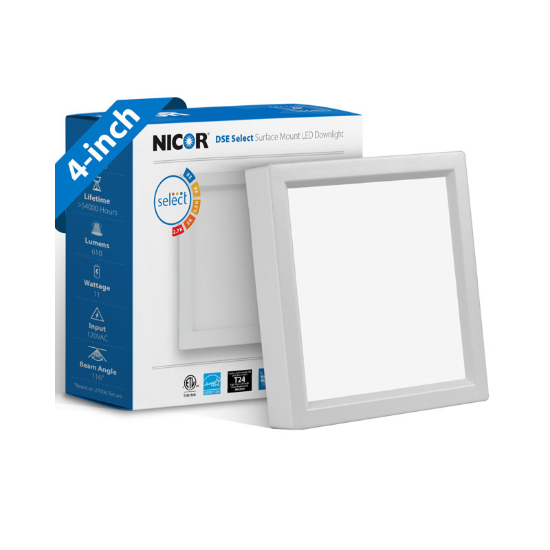Marrisha LED Flush Mount, 0.67" H x 4.35" W x 4.35" D