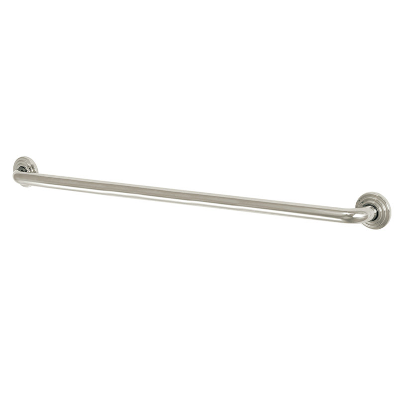Kingston Brass Restoration 1-1/4 Inch O.D Grab Bar, Polished Nickel, 2.81" H x 18.81" W x 2.75" D