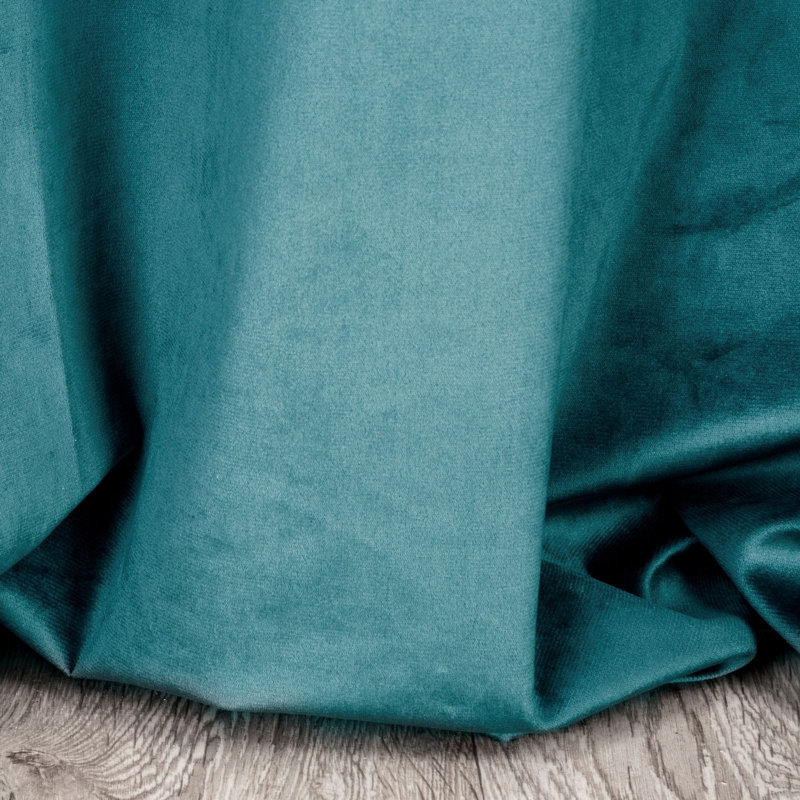 Tavarozzi Blackout Curtains Single Panel, Turquoise