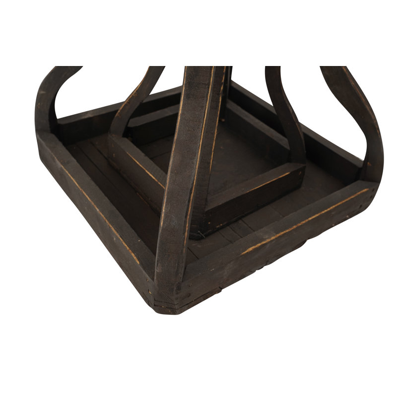 Lanternes en bois Bell Farmhouse, Noir