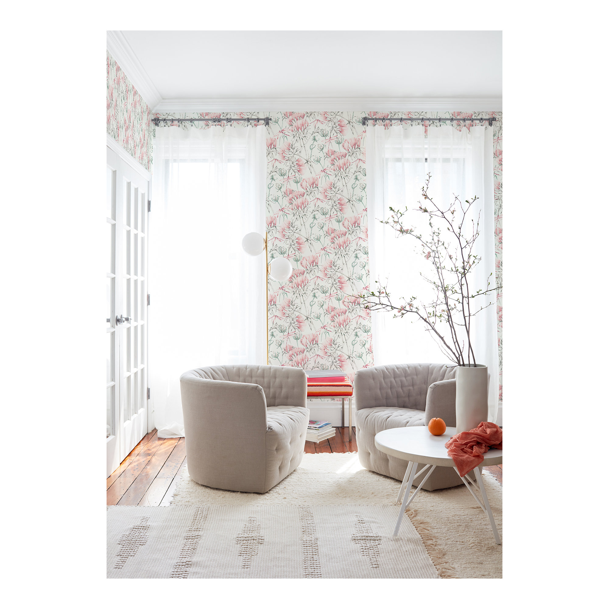 Animal Print Wallpaper, Pink