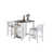 Blanc / brun foncé / beige