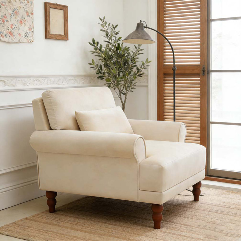 Accent Chair, Beige