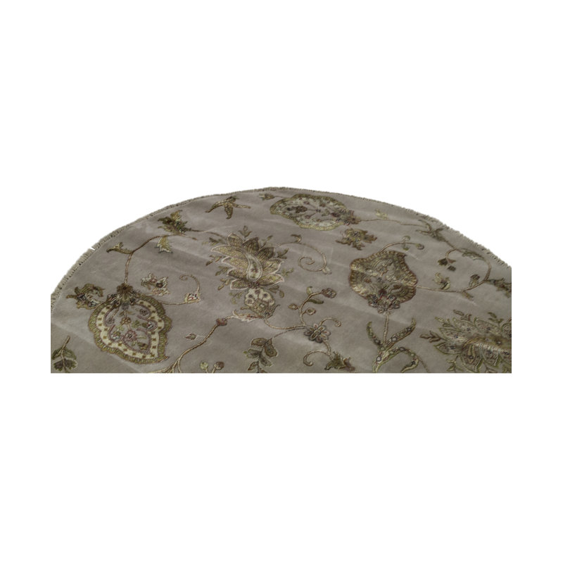 Wool Floral Area Rug