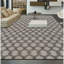Tapis gris de haute qualité noué à la main