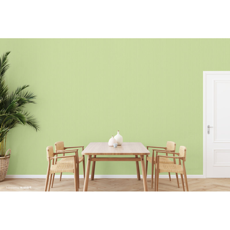 Stria 10m x 53cm Wallpaper Roll, Green
