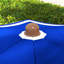 40+ parasol de plage protégé, auvent ventilé à rayures bleues, sac de transport - Parasol d'aventuriers d'extérieur fascinant